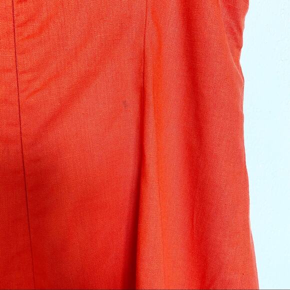 Newbury Kustom Button Front Ruffle Strap Dress Size Large - Picture 11 of 14